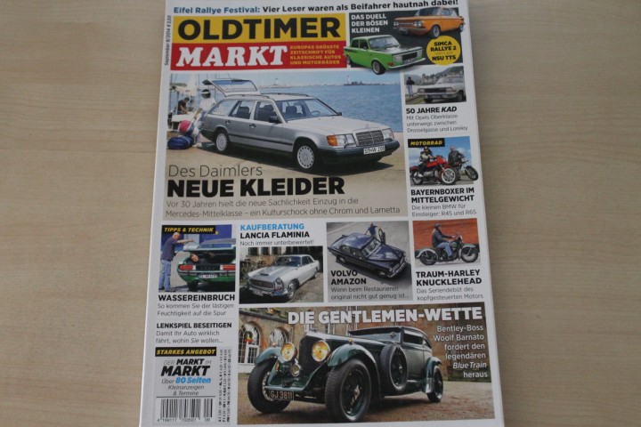 Deckblatt Oldtimer Markt (09/2014)